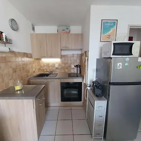 T2 Rdc, Parking, 4 Couchages, Proche Appartamento Narbonne-Plage